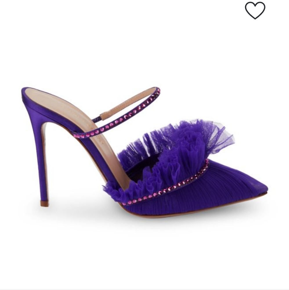 ANDREA‎ WAZEN KAYA PURPLE RAIN Elegant Stiletto Heels